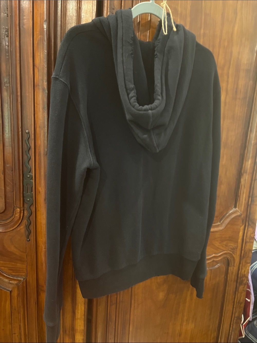 Gucci Black Hoodie with Green & Red Stripe and White Script - Picture 5 of 15